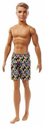 Mattel FJF09. Barbie. Spiaggia. Ken Costume A Scacchi