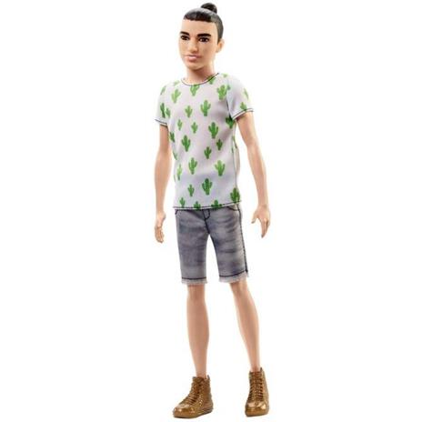 Barbie. Ken Fashionistas con Maglietta con Cactus - 4