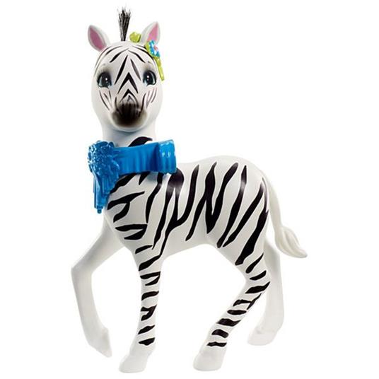 Mattel FKY75. Enchantimals. Bambola + Amico Cucciolo Large. Zelena La Zebra - 8