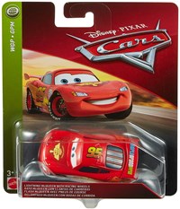 Mattel - Cars 3 - Lightning McQueen con Ruote da Corsa Macchina Giocattolo  in Scala Veicolo Die Cast