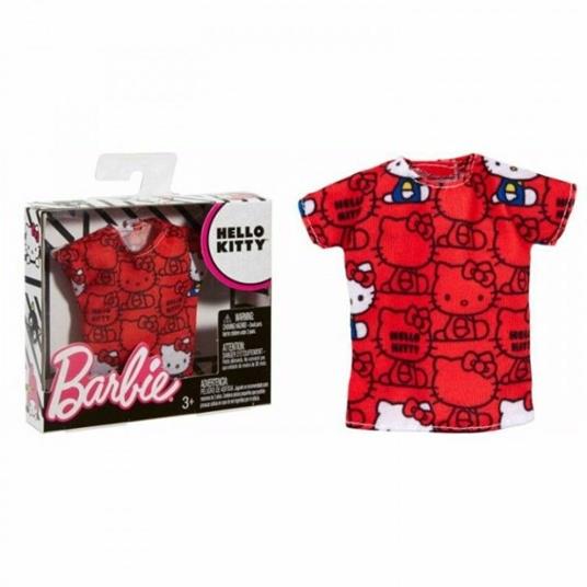 Barbie Top Brandizzati Tg. Unica T-Shirt Hello Kitty Rossa - Barbie -  Vestiti - Giocattoli | IBS