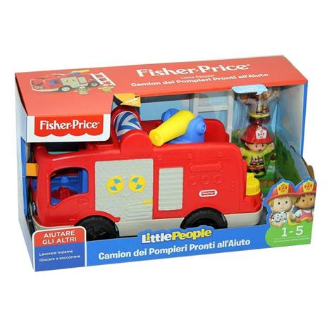 Camion Dei Pompieri Little People Luci Suoni Fisher-Price Gioco Prima Infanzia