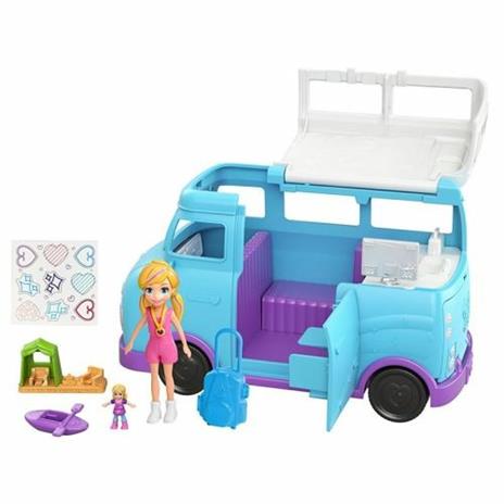 Polly Pocket Cofanetto Avventure in Campeggio. Playset con 2 Bambole e Accessori - 3