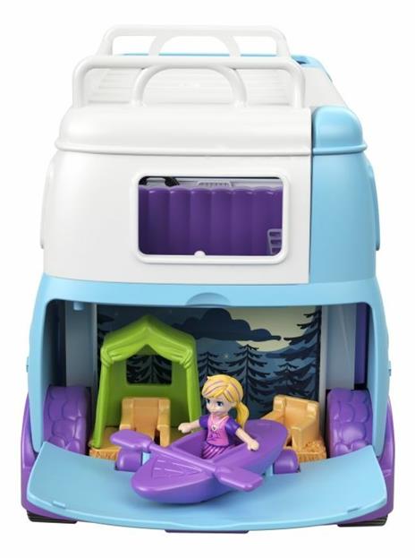 Polly Pocket Cofanetto Avventure in Campeggio. Playset con 2 Bambole e Accessori - 10