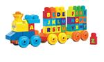 Mega Bloks- Impara con il Treno, Playset da 50 Pezzi