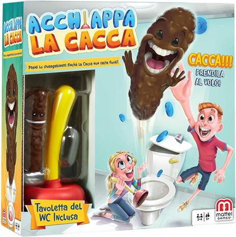 Mattel Games Acchiappa la Cacca Gioco da Tavolo, Regalo per Bambini 5+ Anni. Mattel (FWW30) - 5