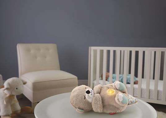 Fisher-Price Lontra Rilassante Soffici Suoni, per Neonati da 0+