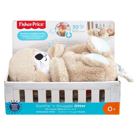 Fisher-Price Lontra Rilassante Soffici Suoni, per Neonati da 0+