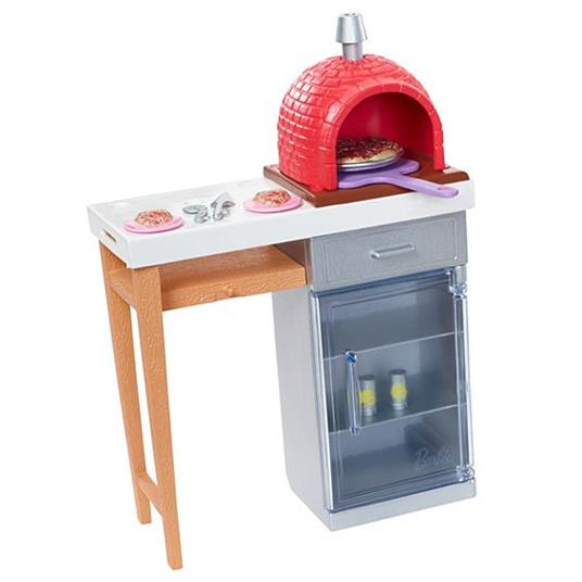 Barbie Accessori Esterni. Pizza Oven (FXG39) - 6