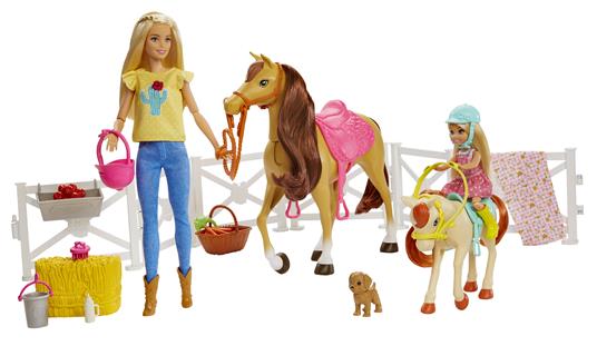 Barbie Ranch di Barbie e Chelsea. Playset Giocattolo con Due Bambole. Due  Cavalli e Accessori - Barbie - Family - Casa delle bambole e Playset -  Giocattoli | IBS