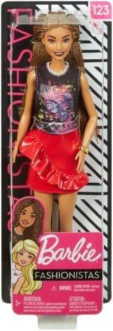 Barbie Fashionistas, Bambola Afroamericana con Top e Gonna, Giocattolo per Bambini 3+ Anni. Mattel (FXL56) - 5