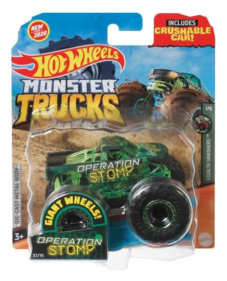 Hot Wheels- Monster Truck in Scala 1:64, Veicolo Singolo a Sorpresa, Assortimento Casuale - 6