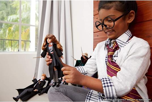 Harry Potter - Hermione Granger, personaggio da collezionare alto 25 cm,  con uniforme di Hogwarts - Mattel - TV & Movies - Giocattoli