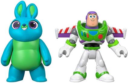 Imaginext Toy Story 4 Bunny & Buzz Lightyear Figures Fisher Price