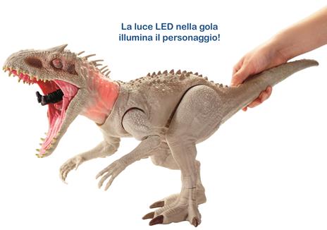 Jurassic World- Indominus Rex Dinosauro con Luci e Suoni, Giocattolo per  Bambini 4 + Anni - Mattel - Dinosauri - Giocattoli | IBS