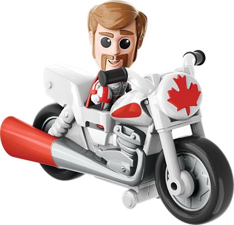 Toy Story 4. Personaggio Mini Duke Caboom con Moto - 3