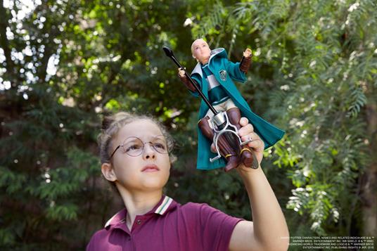 Harry Potter Personaggio Draco Malfoy. Bambola Articolata alta 30 cm con Accessori Autentici - 3