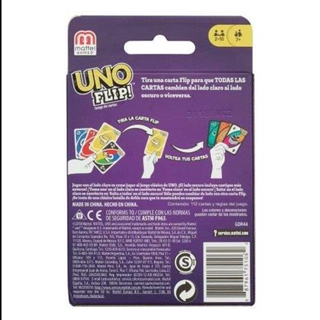 Mattel Games UNO Flip Gioco di carte a eliminazione