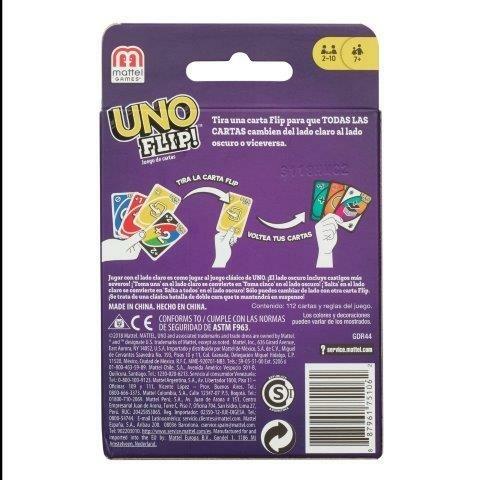 Mattel Games UNO Flip Gioco di Carte - Mattel Games - Games - Giochi di  ruolo e strategia - Giocattoli | IBS