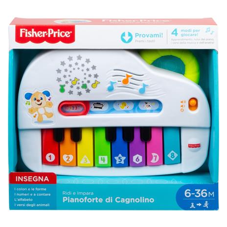 Fisher-Price Pianoforte di Cagnolino, Giocattolo Istruttivo per Bambini 6+ Mesi - 5