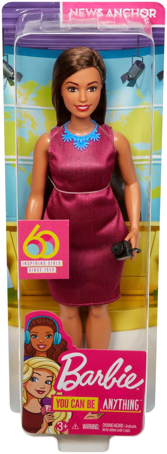 Barbie Carriere Iconiche. Cronista TV. Edizione Esclusiva per 60  Anniversario - Barbie - Barbie I Can Be - Bambole Fashion - Giocattoli | IBS