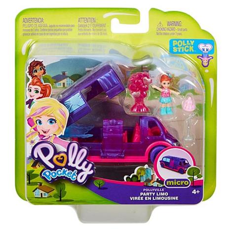 Mattel GGC41 - Polly Pocket - Pollyville - Veicolo Festa In Limousine - 5