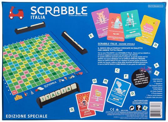 Mattel Scrabble Original - Gioco da Tavolo (Versione Inglese) : :  Giochi e giocattoli