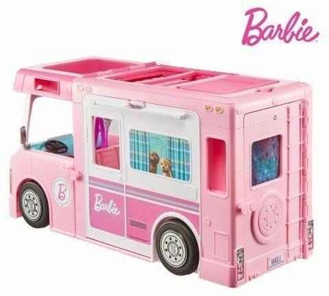 Barbie- Camper dei Sogni 3 in 1, Playset con 3 Veicoli e 50 Accessori -  Barbie - Bambole Fashion - Giocattoli | IBS