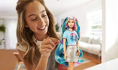 Barbie Bambola Capelli Fantasia A Tema Unicorni E Sirene con Accessori,  Giocattolo Per Bambini 3+ Anni - Barbie - Barbie Play with Color - Bambole  Fashion - Giocattoli | IBS