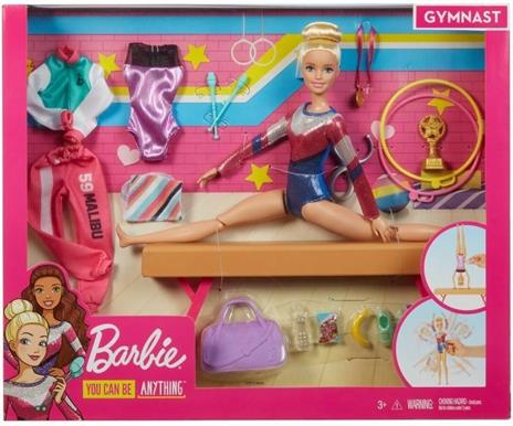 Barbie Ginnasta, Bambola Bruna con Body Metallizzato e Tanti Accessori,  Giocattolo per Bambini 3+Anni, GTW37 - Barbie - Bambole Fashion -  Giocattoli