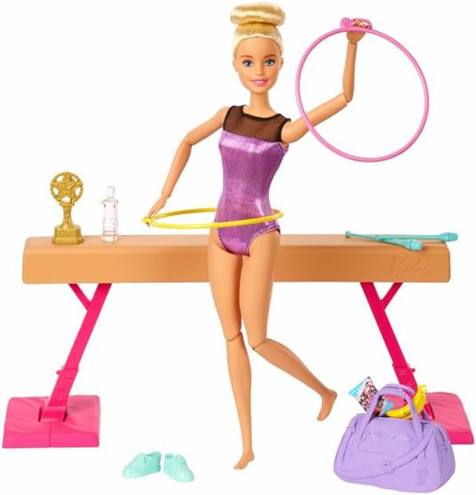 Barbie Playset Ginnasta Bambola Snodabile