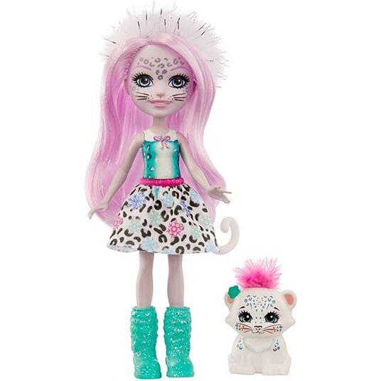 Enchantimals Sybill Snow Leopard and Flake