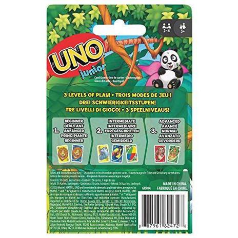 UNO Junior, Gioco di Carte con 45 Carte, Giocattolo per Bambini 3+Anni - 6