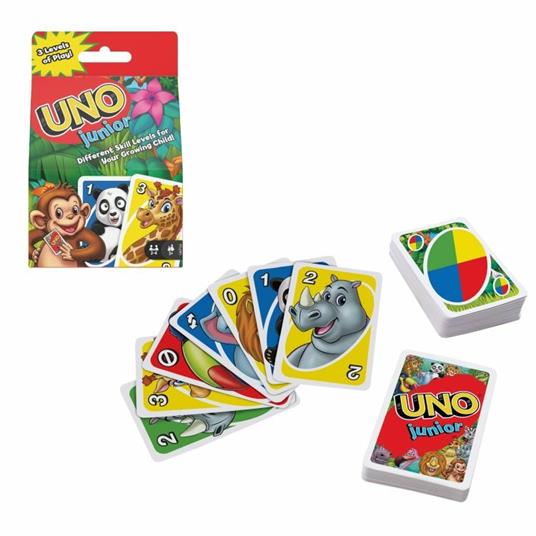 UNO Junior, Gioco di Carte con 45 Carte, Giocattolo per Bambini 3+Anni -  Mattel Games - Games - Giochi di ruolo e strategia - Giocattoli | IBS