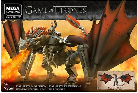 Mega Construx Il trono di Spade. Daenerys & Drogon (GKG97)