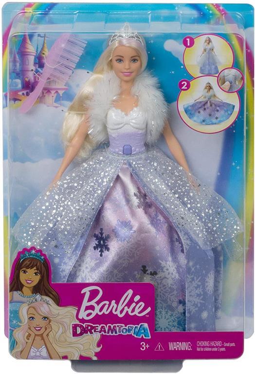 Barbie Dreamtopia, Principessa Magia d'Inverno, Bambola per Bambini 3+  Anni. Mattel (GKH26) - Barbie - Barbie Modern Fairytale - Bambole Fashion -  Giocattoli | IBS