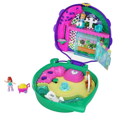 Polly Pocket Playset Tascabile Cofanetto Giardino della Coccinella con Bamboline e Accessori, 4+ Anni. Mattel (GKJ48) - 3