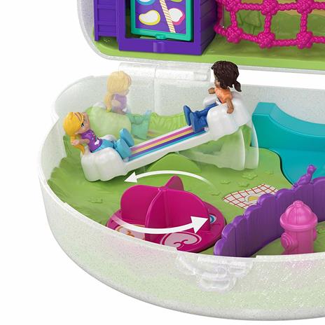 Polly Pocket Cofanetto Borsetta dei Segreti Arcobaleno, Playset con Bambole e Accessori, 4 + Anni . Mattel (GKJ65) - 2