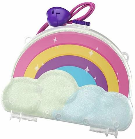 Polly Pocket Cofanetto Borsetta dei Segreti Arcobaleno, Playset con Bambole e Accessori, 4 + Anni . Mattel (GKJ65) - 5