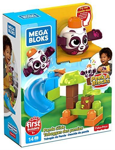 Mega Bloks First Builders, Bubù Cuccioli con Lanciatore Tema Foresta, 12 Blocchi da Costruzione, Giocattolo per Bambini 1+ Anni,GKX68 - 4