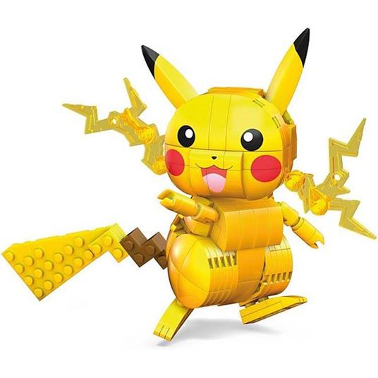 Mega Construx Pokemon Pikachu da Costruire, 10 cm Giocattolo per Bambini 6+Anni, GMD31 - 3