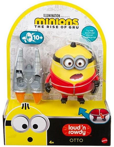 Mattel Minions: The Rise of Gru Loud ''N Rowdy Otto giocattolo interattivo - 3