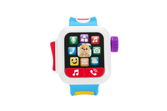 Fisher-Price Smart Watch Scopri e Impara, Insegna Numeri e Colori, Giocattolo per Bambini 6+ Mesi