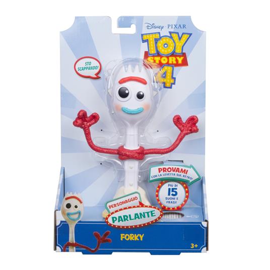 Toy Story 4. Forky Parlante. Personaggio in Scala Reale. con 15 Frasi e  Suoni - Mattel - Cartoons - Giocattoli | IBS