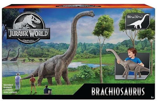 Jurassic World Brachiosauro Dinosauro Alto Oltre 70 cm Giocattolo per bambini 4+ anni. Mattel (GNC31) - 4