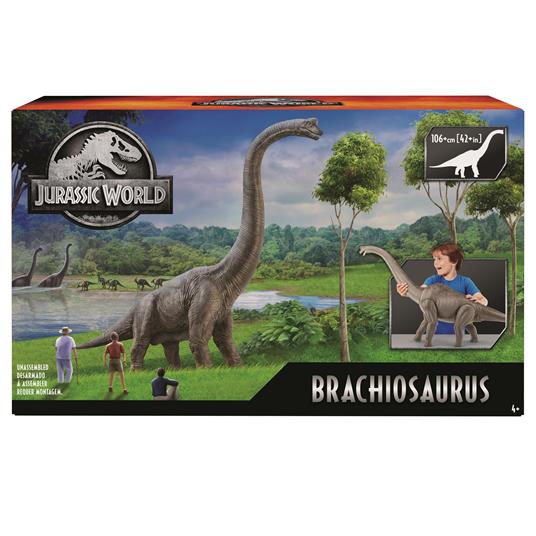 Jurassic World Brachiosauro Dinosauro Alto Oltre 70 cm Giocattolo per  bambini 4+ anni. Mattel (GNC31) - Mattel - Dinosauri - Giocattoli | IBS