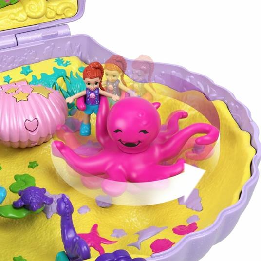 Polly Pocket Borsetta dei Segreti Conchiglia con Tracolla, con Micro Bambole e Accesori, 4+ Anni, GNH11 - 4