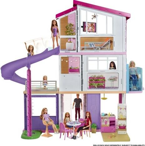 Nuova Casa dei Sogni di Barbie - Barbie - Barbie casa e accessori - Casa  delle bambole e Playset - Giocattoli | IBS