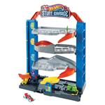 Hot Wheels City Garage delle Acrobazie, con ascensore per i piani superiori, con collegamenti per altri set