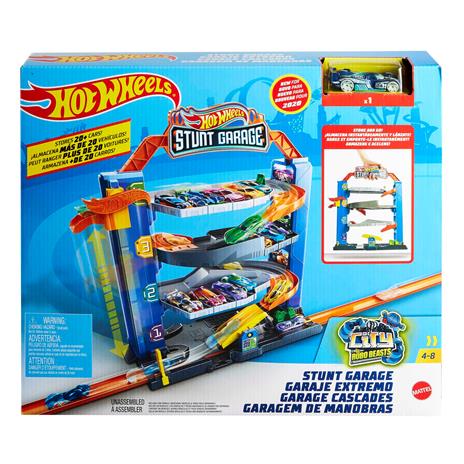 Hot Wheels City Garage delle Acrobazie, con ascensore per i piani superiori, con collegamenti per altri set - 7